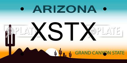 XSTX Arizona License Plate
