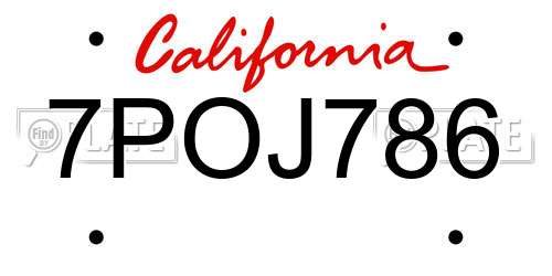 7POJ786 California License Plate