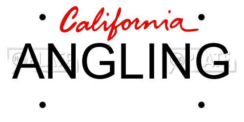 ANGLING California License Plate