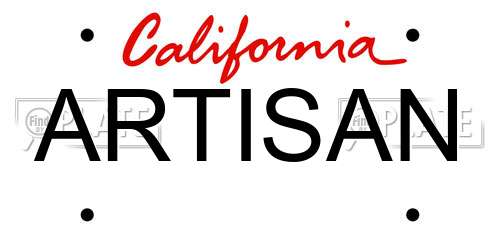 ARTISAN California License Plate