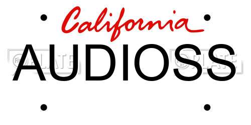 AUDIOSS California License Plate
