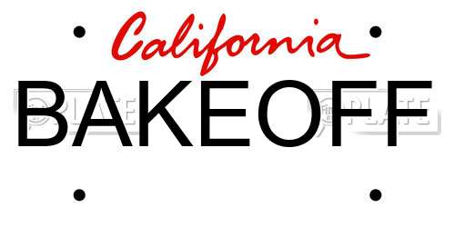 BAKEOFF California License Plate