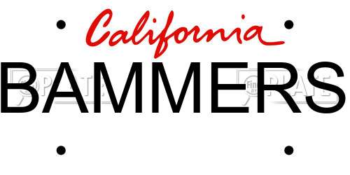 BAMMERS California License Plate