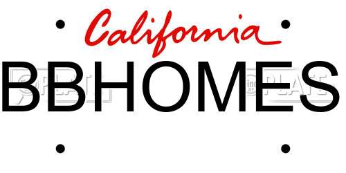 BBHOMES California License Plate