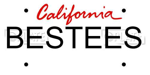BESTEES California License Plate