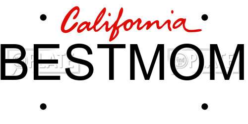 BESTMOM California License Plate