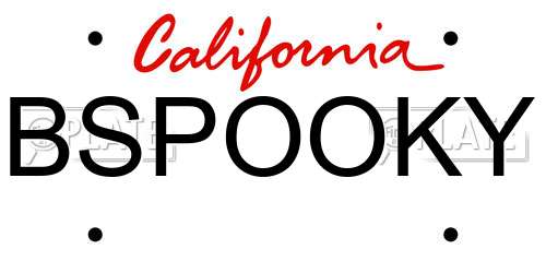 BSPOOKY California License Plate