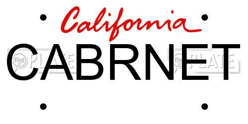 CABRNET California License Plate