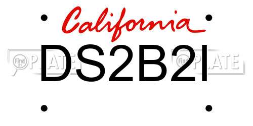 DS2B2I California License Plate