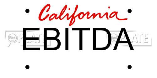 EBITDA California License Plate