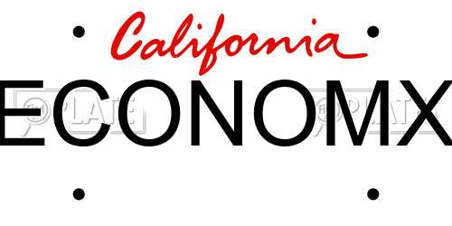 ECONOMX California License Plate