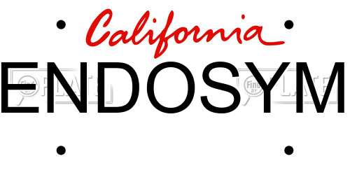ENDOSYM California License Plate