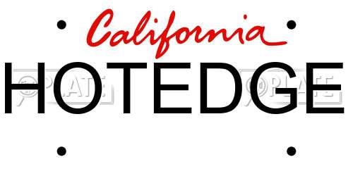 HOTEDGE California License Plate