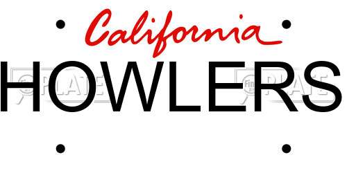 HOWLERS California License Plate