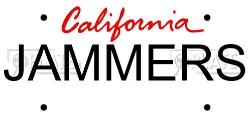 JAMMERS California License Plate
