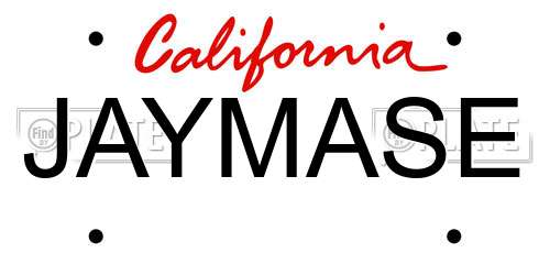 JAYMASE California License Plate