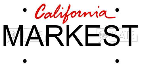 MARKEST California License Plate