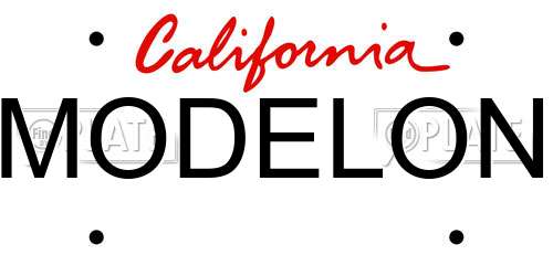 MODELON California License Plate