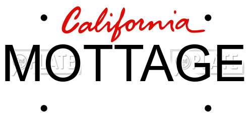 MOTTAGE California License Plate