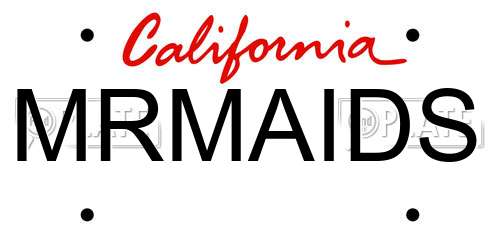 MRMAIDS California License Plate