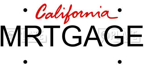 MRTGAGE California License Plate