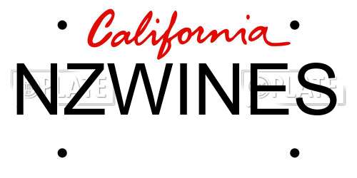 NZWINES California License Plate