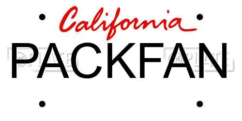 PACKFAN California License Plate