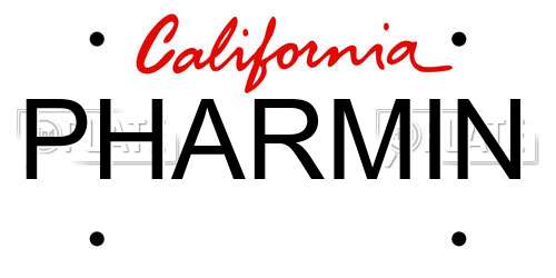 PHARMIN California License Plate