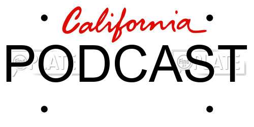 PODCAST California License Plate