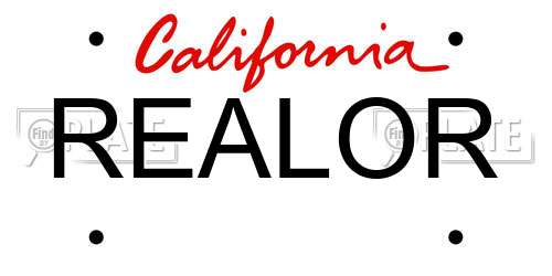 REALOR California License Plate