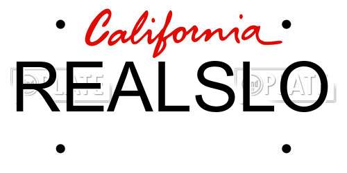 REALSLO California License Plate