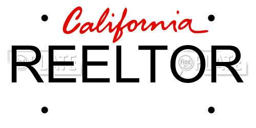 REELTOR California License Plate