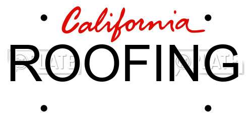 ROOFING California License Plate