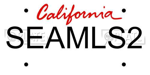 SEAMLS2 California License Plate