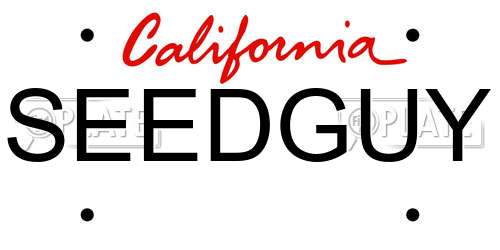 SEEDGUY California License Plate