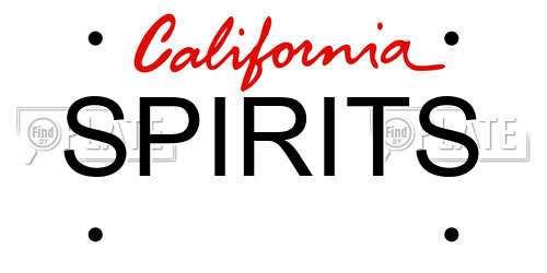 SPIRITS California License Plate