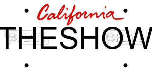 THESHOW California License Plate
