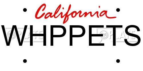 WHPPETS California License Plate