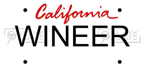 WINEER California License Plate