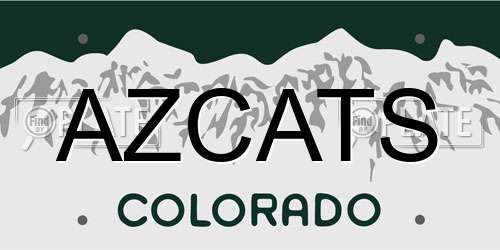 AZCATS Colorado License Plate