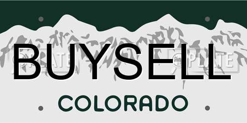BUYSELL Colorado License Plate