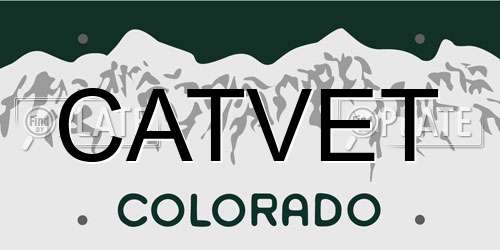 CATVET Colorado License Plate