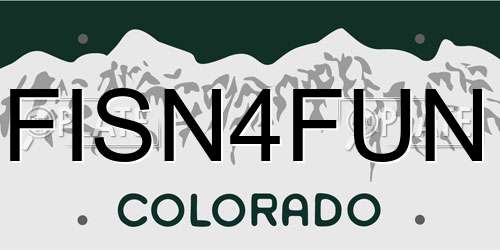 FISN4FUN Colorado License Plate