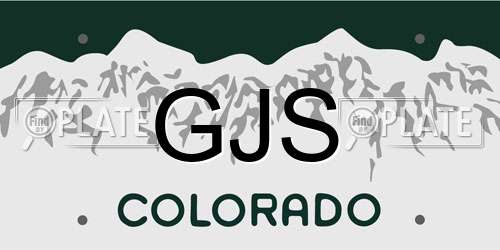 GJS Colorado License Plate