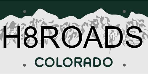 H8ROADS Colorado License Plate