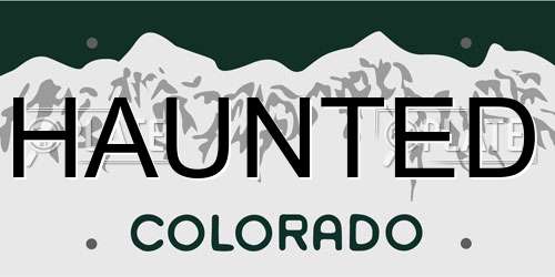 HAUNTED Colorado License Plate