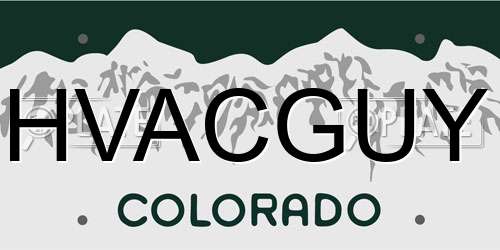 HVACGUY Colorado License Plate