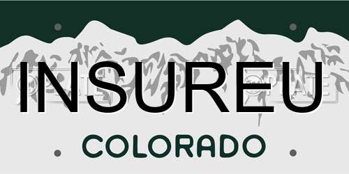INSUREU Colorado License Plate