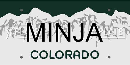 MINJA Colorado License Plate