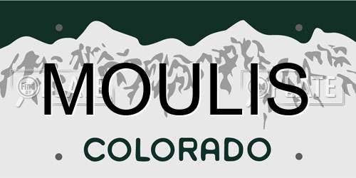 MOULIS Colorado License Plate